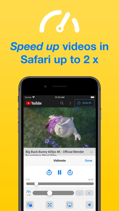 Vidimote for Safari screenshot 1 of 4