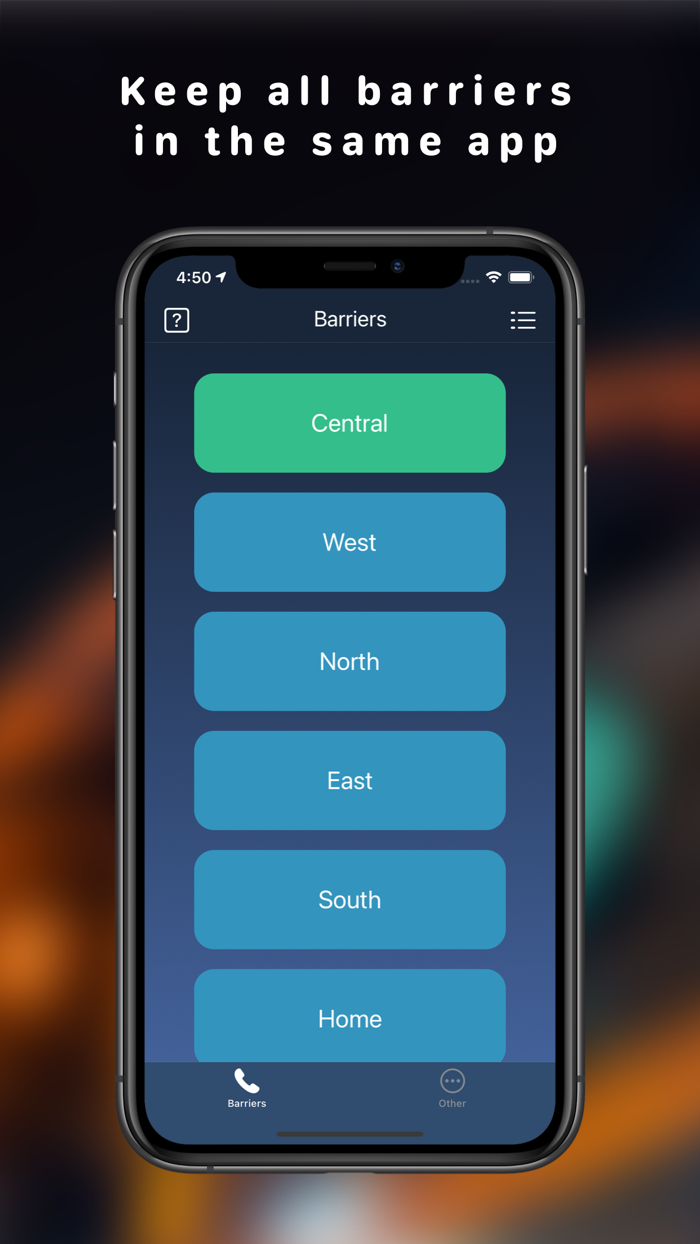 Abrista barriers opener