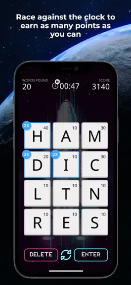 Game screenshot Hyperspace Word Race apk