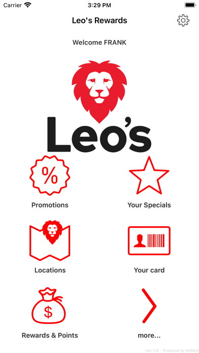 Leo's Rewards Screenshot