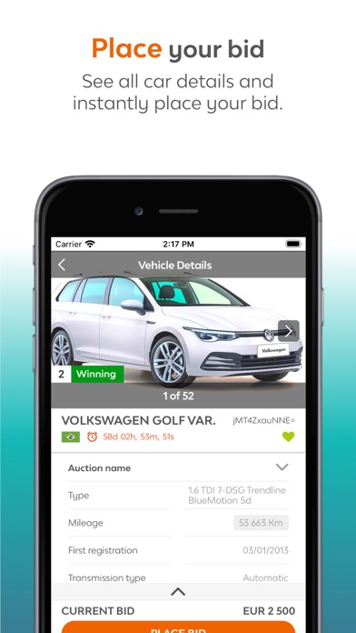 LeasePlan Auctions Screenshot