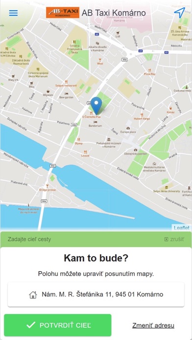 AB taxi Komárno Screenshot