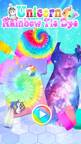 Game screenshot Unicorn Rainbow Galaxy Tie Dye mod apk