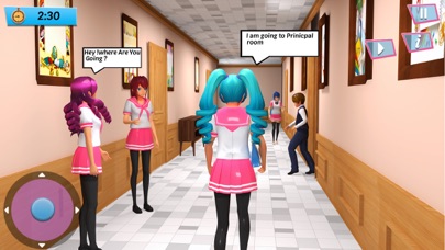 Anime High School Student Life Screenshot