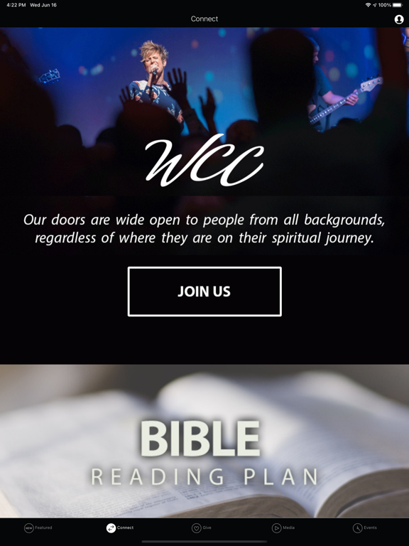 Warsaw Community Church iPad screenshot 2 - Lifestyle app