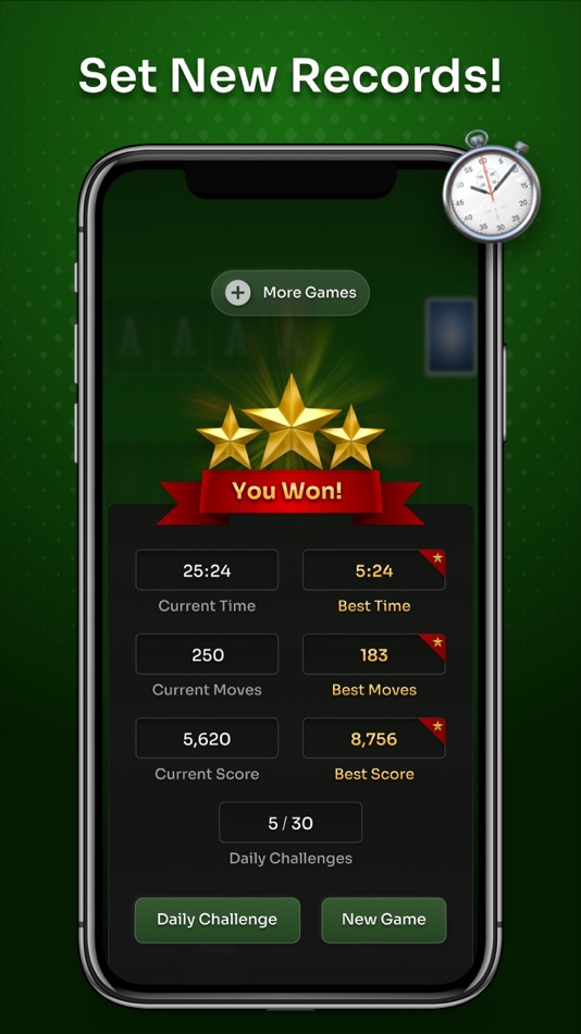 #5. Solitaire ⊛ (iOS) 由: Moonfrog