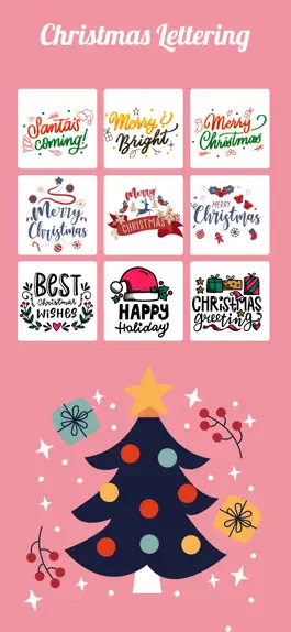 Game screenshot Typography Card MerryChristmas hack