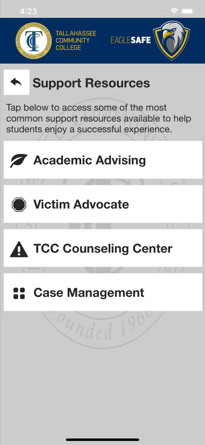 Eagle Safe - Safety App of TCC