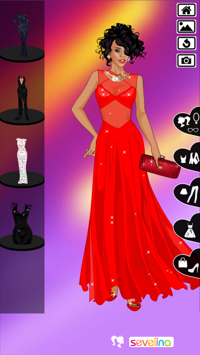 Screenshot #1 pour Celeb dress up Rihanna edition