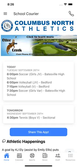 Game screenshot Columbus North Athletics apk