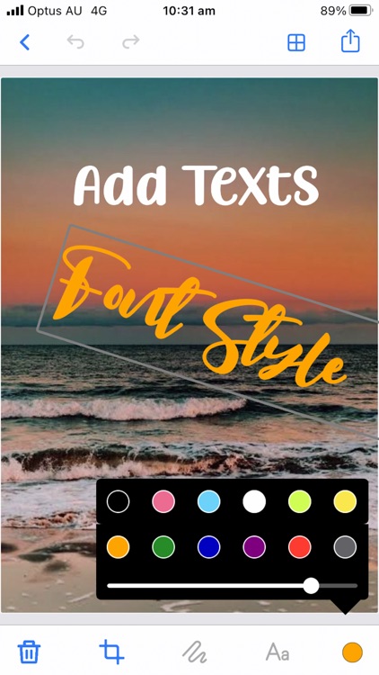 AddText, Add texts to photos