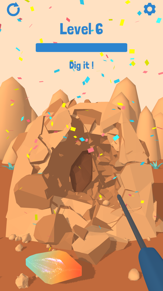 #1. Dig Gemstone Destruction ASMR (iOS) Podle: mie aoki