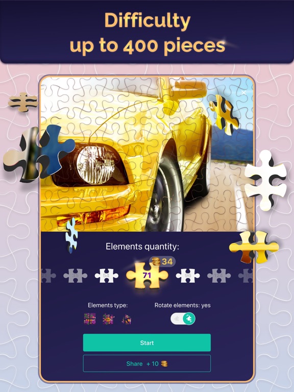 Screenshot #6 pour MG Puzzle: photo puzzles maker