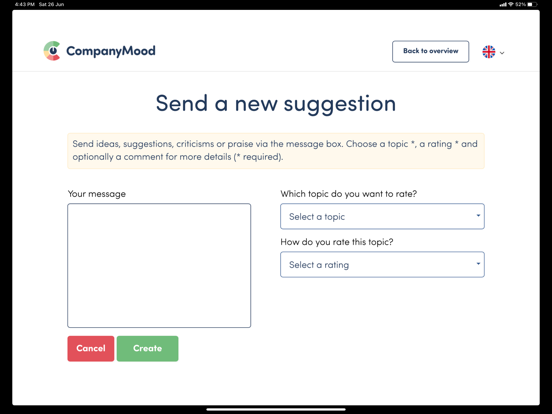 Screenshot #6 pour CompanyMood Terminal
