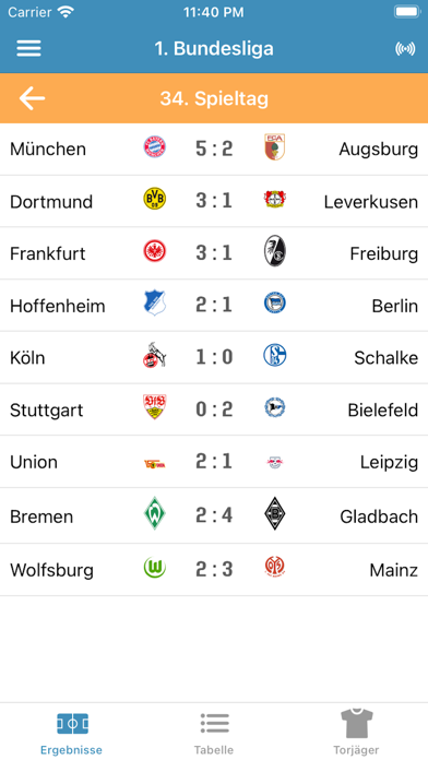 JustScores Screenshot