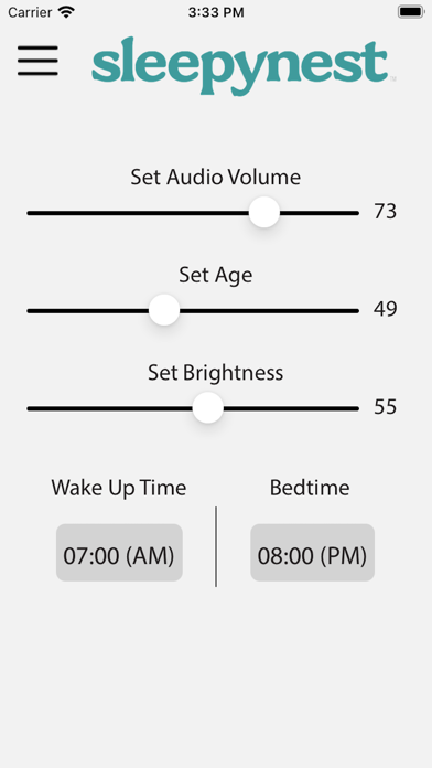 SleepyNest Cradle Screenshot