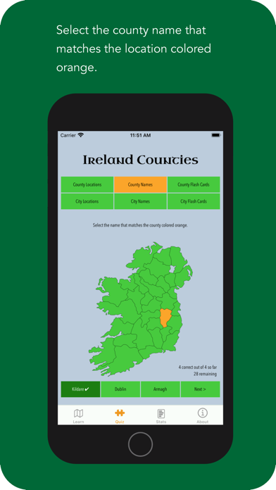 Ireland Counties Tutorial Screenshot