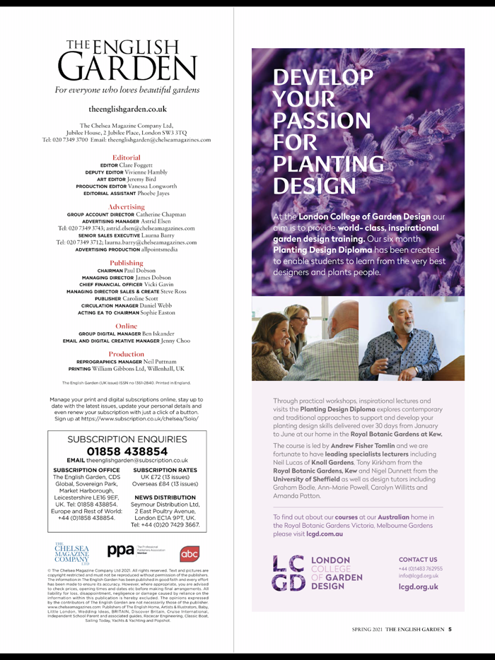 The English Garden Magazine