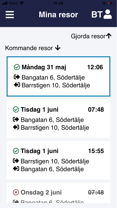 Drip Traveller Södertälje Taxi Screenshot