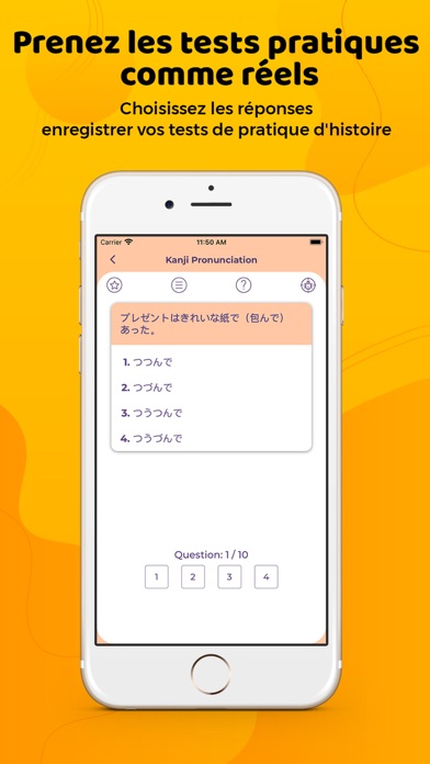 Screenshot #3 pour JLPT Pratique Du Test Japonais