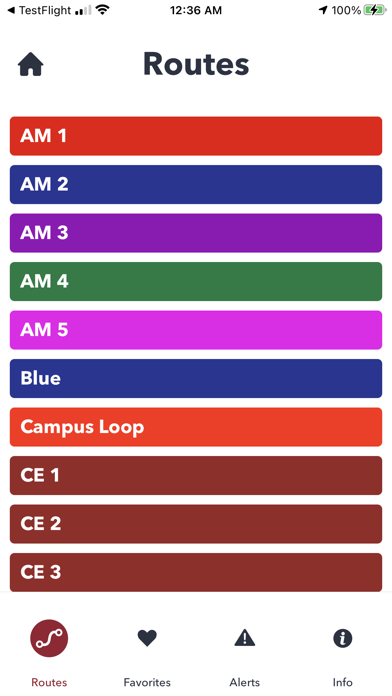 PTBusBeacon Screenshot