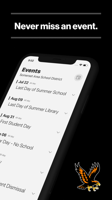 Somerset Area School District Screenshot
