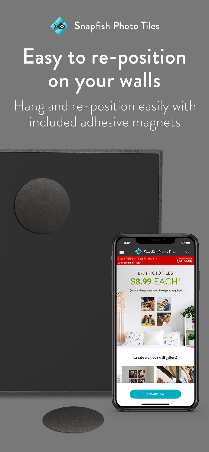 Snapfish Photo Tile Wall Decor