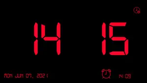 Clock+ :Digital Clock & Alarm screenshot 1