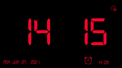 Screenshot #1 pour Clock+ :Digital Clock & Alarm