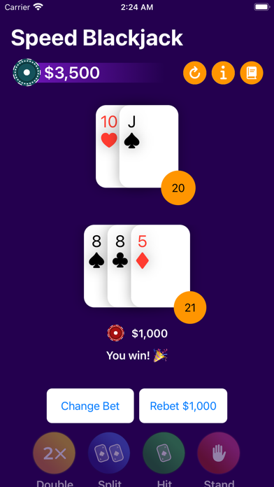 Speed Blackjack Screenshot