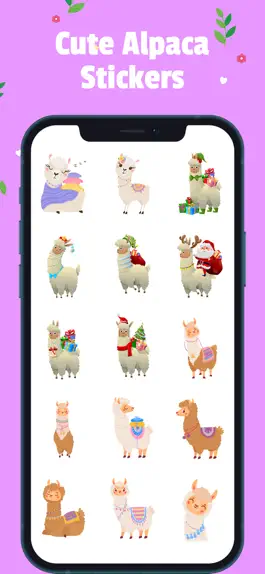 Game screenshot Cute Alpaca Stickers! hack