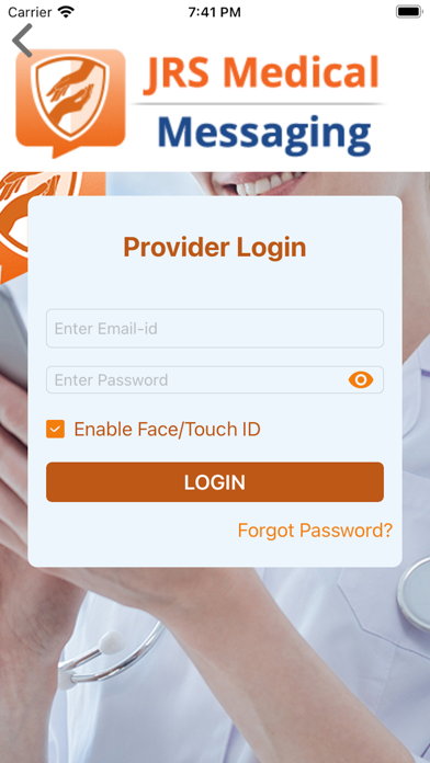 JRS Medical Messaging Screenshot