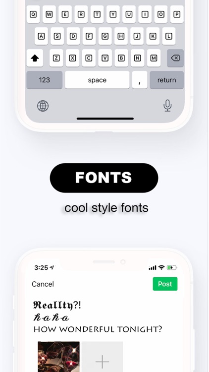 Keyboard Fonts for iPhones App