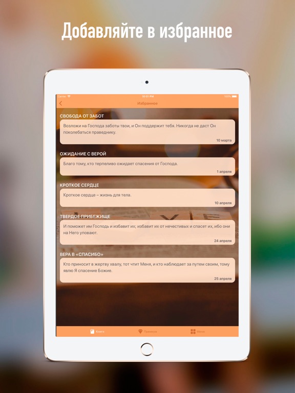 С Богом 365 iPad screenshot 5 - Book app