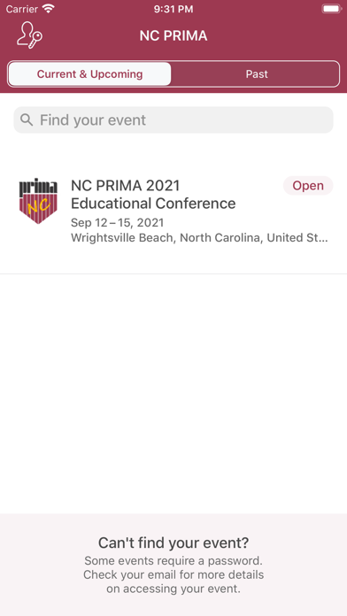 NC PRIMA Conference screenshot 2