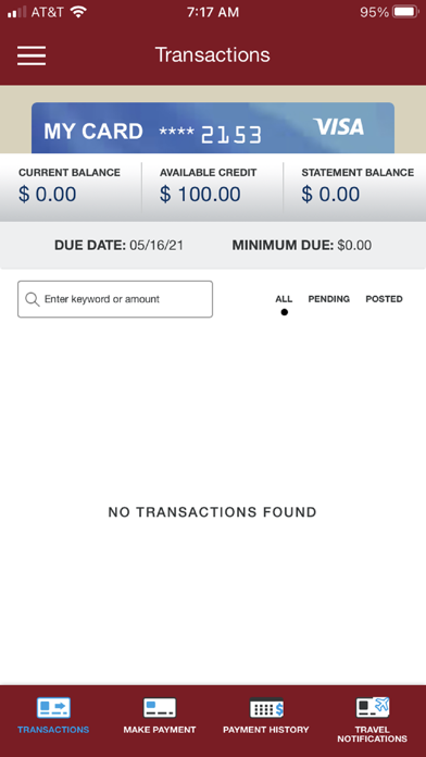 City of Firsts FCU Wallet Screenshot