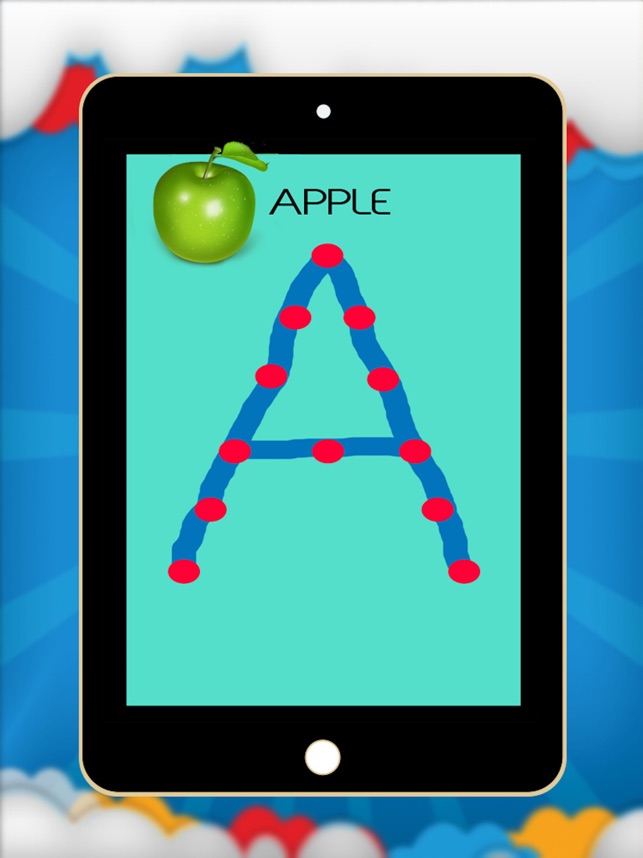 Rastreamento de letras ABC na App Store