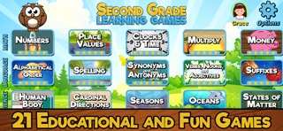 Second Grade Learning Gamesのおすすめ画像1