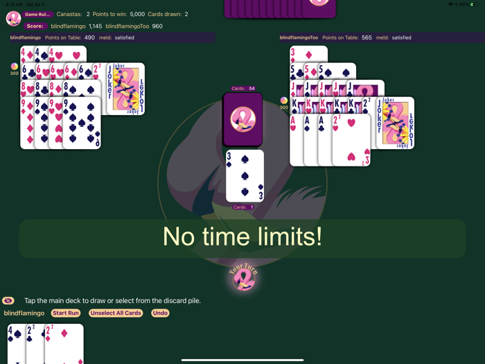 Blindflamingo Canasta