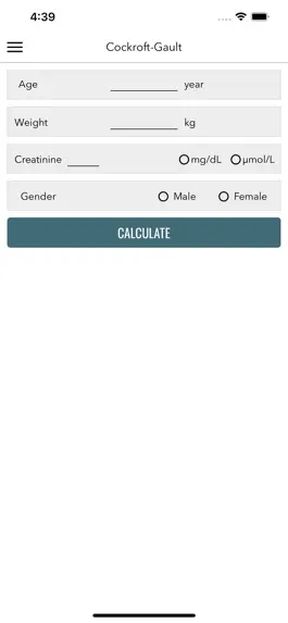 Game screenshot eGFR Calculator for kidney mod apk