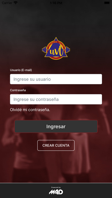 UVT Fitness Club Screenshot