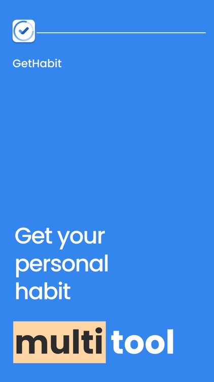 GetHabit - Easy Habit Tracker