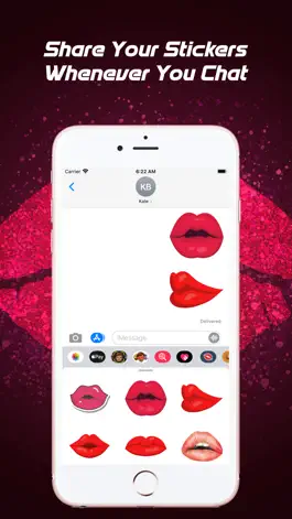 Game screenshot Sexy Kiss Lips Stickers hack