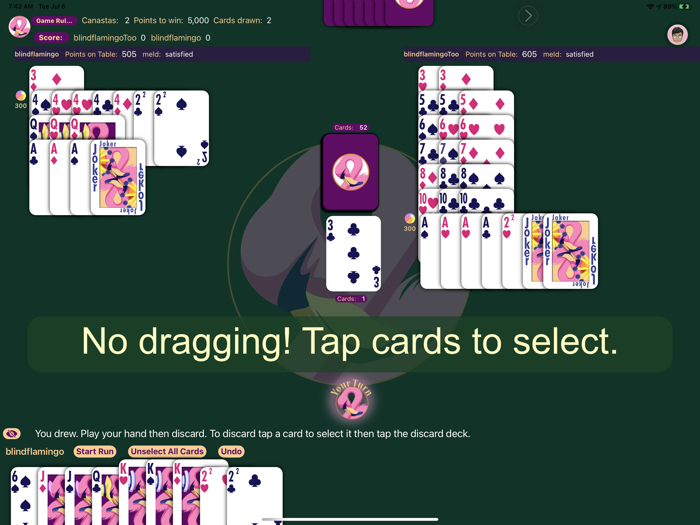 Blindflamingo Canasta