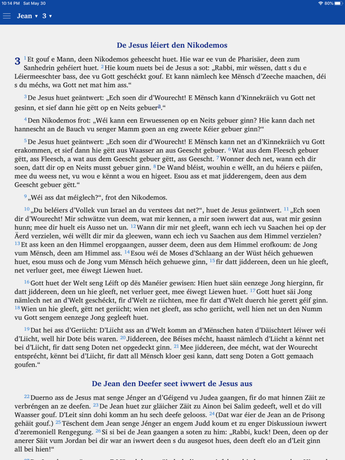 DNeit Test. op Lëtzebuergesch