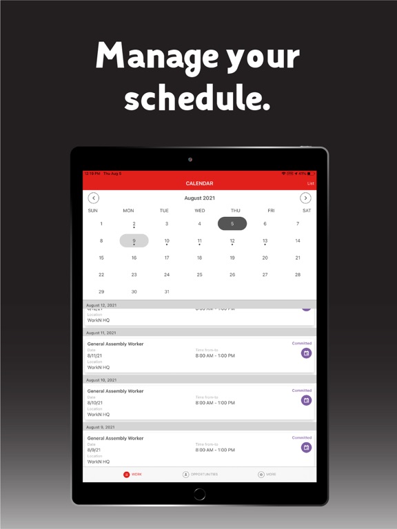 Allegiance Staffing iPad screenshot 7 - Business app