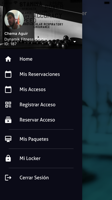 ProGym Cloud Screenshot