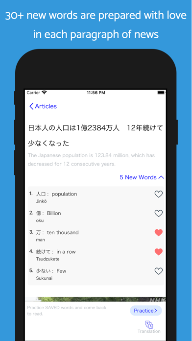 N5 Japanese News 2021 Screenshot