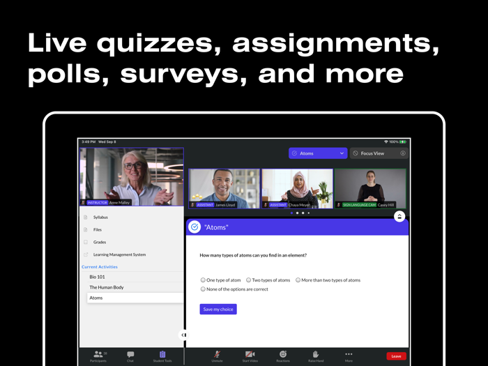 Class - Built on Zoom