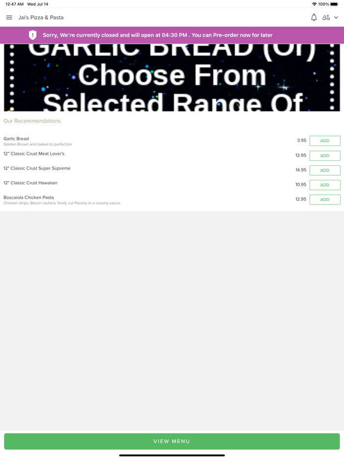 Jais Pizza and Pasta